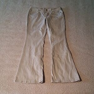 LEI Beige Flare Y2K Pants